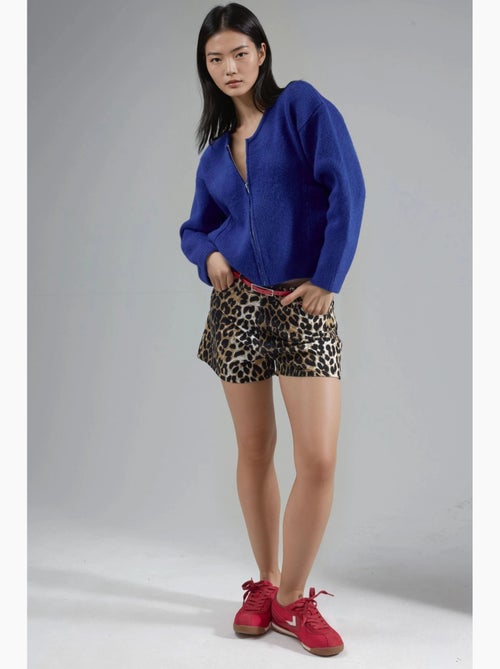 Cardigan in maglia con zip e tasche my fashion - Kiabi Cardigan in maglia con zip e tasche my fashion - Kiabi