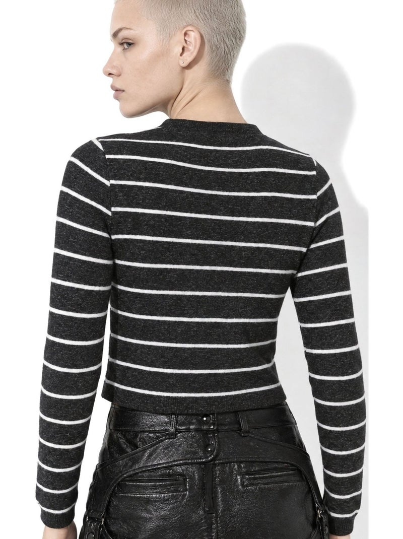 Cardigan in maglia da donna busem Grigio nero - Kiabi