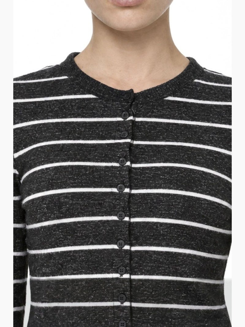 Cardigan in maglia da donna busem Grigio nero - Kiabi