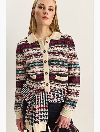 Cardigan in maglia donna lucci