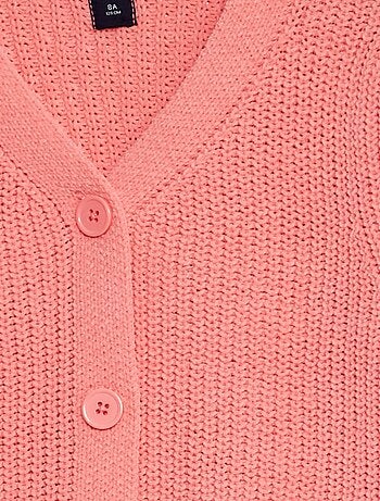 Cardigan in maglia doudou