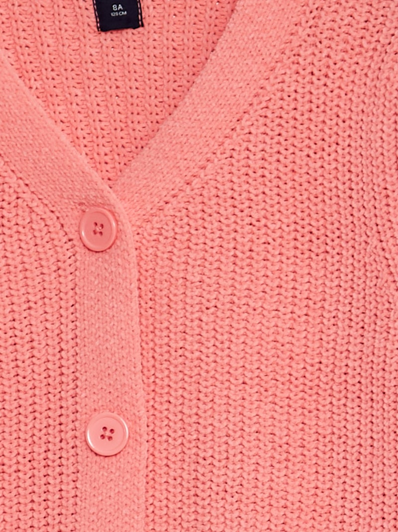 Cardigan in maglia doudou ROSA - Kiabi