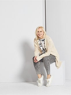 Cardigan in maglia fantasia - Kiabi