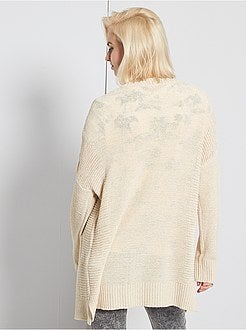 Cardigan in maglia fantasia - Kiabi