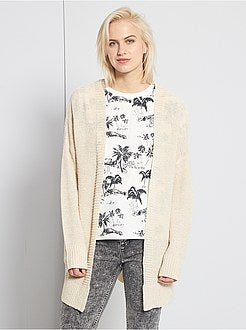 Cardigan in maglia fantasia - Kiabi