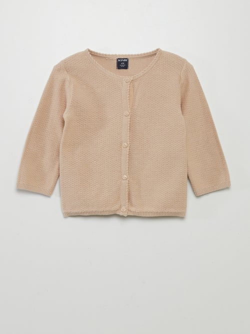 Cardigan in maglia fantasia - Kiabi