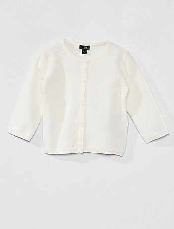 Cardigan in maglia fantasia
