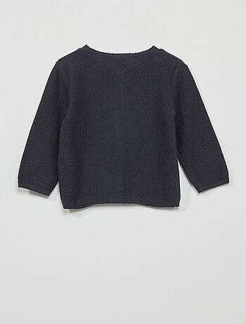 Cardigan in maglia fantasia