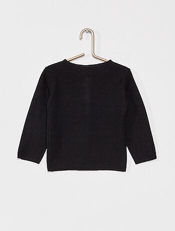 Cardigan in maglia fantasia