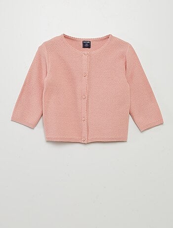 Cardigan in maglia fantasia