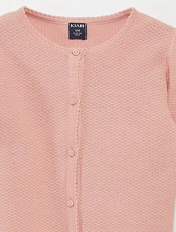Cardigan in maglia fantasia