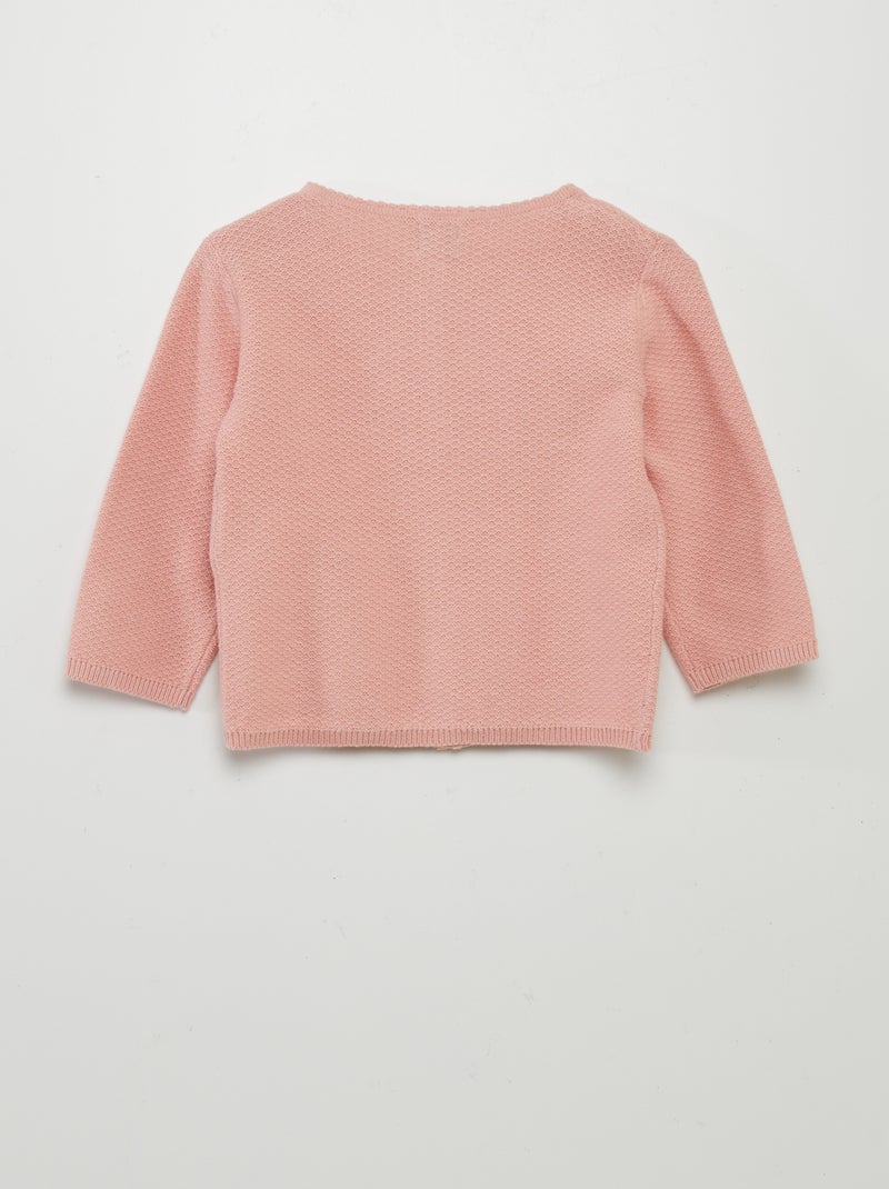 Cardigan in maglia fantasia ROSA - Kiabi