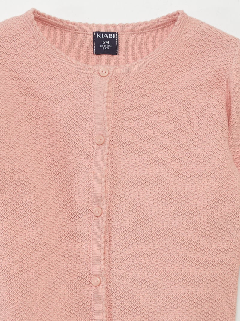 Cardigan in maglia fantasia ROSA - Kiabi
