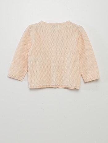 Cardigan in maglia fantasia