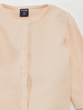 Cardigan in maglia fantasia