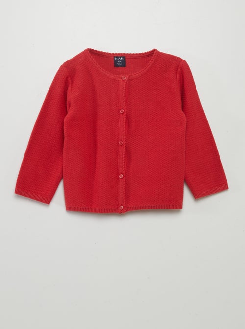 Cardigan in maglia fantasia - Kiabi
