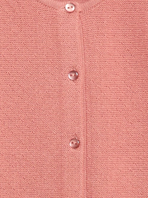 Cardigan in maglia fantasia traforata - Kiabi