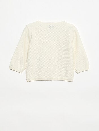 Cardigan in maglia fine a tinta unita