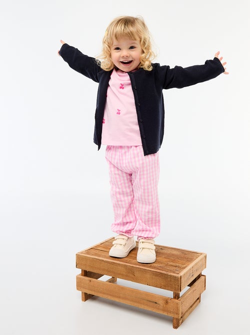 Cardigan in maglia fine a tinta unita - Kiabi