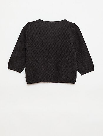 Cardigan in maglia fine a tinta unita