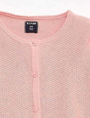 Cardigan in maglia fine a tinta unita