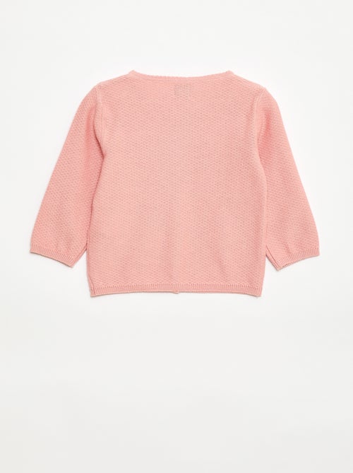 Cardigan in maglia fine a tinta unita - Kiabi