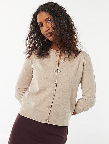 Cardigan in maglia fine