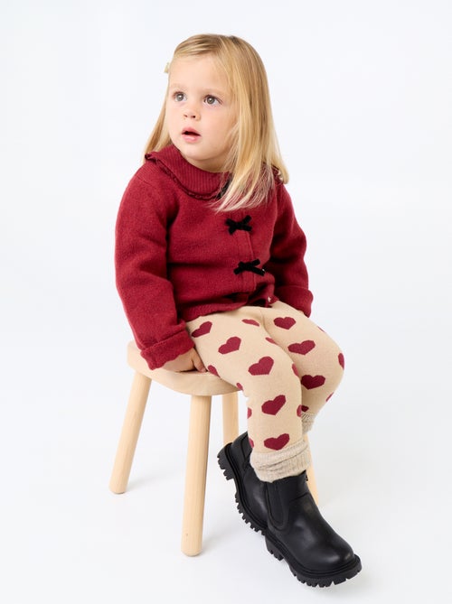 Cardigan in maglia fine con fiocchi fantasia - Kiabi Cardigan in maglia fine con fiocchi fantasia - Kiabi