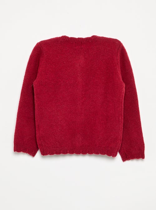 Cardigan in maglia fine con fiocchi fantasia - Kiabi Cardigan in maglia fine con fiocchi fantasia - Kiabi