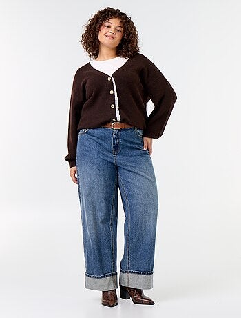 Cardigan in maglia fine