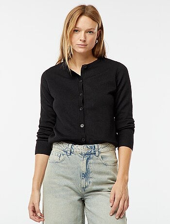Cardigan in maglia fine