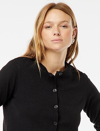 Cardigan in maglia fine