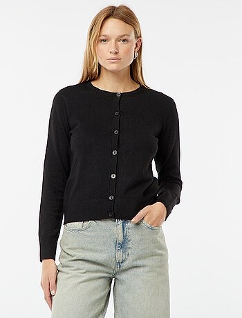 Cardigan in maglia fine