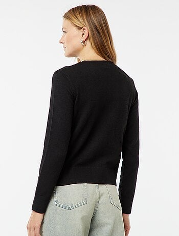 Cardigan in maglia fine