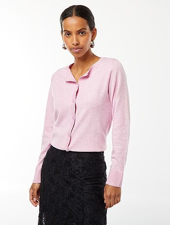 Cardigan in maglia fine