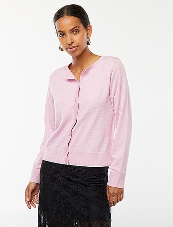 Cardigan in maglia fine