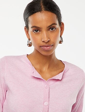 Cardigan in maglia fine