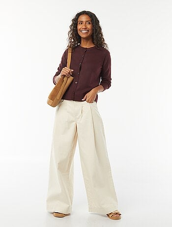 Cardigan in maglia fine
