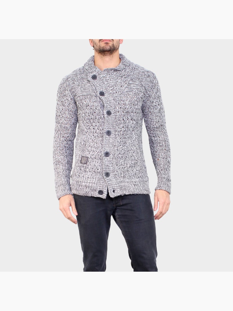 Cardigan in maglia Grigio - Kiabi