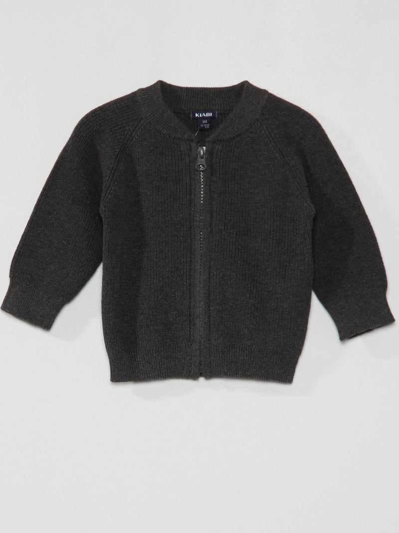 Cardigan in maglia GRIGIO - Kiabi