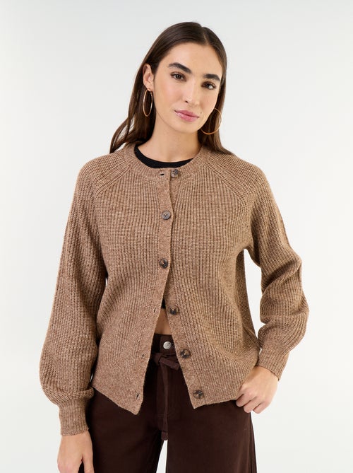 Cardigan in maglia grossa - Kiabi