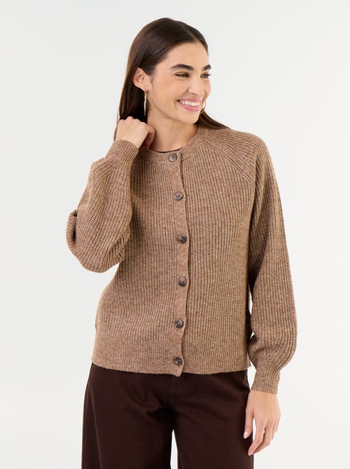 Cardigan in maglia grossa - Kiabi