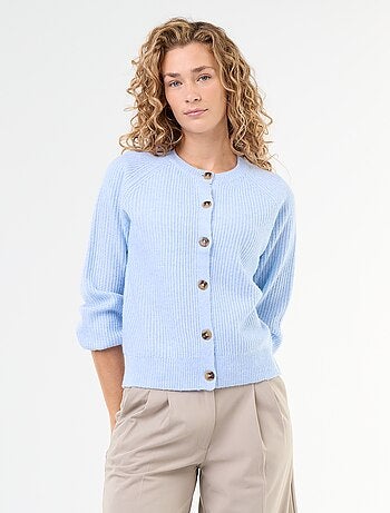 Cardigan in maglia grossa