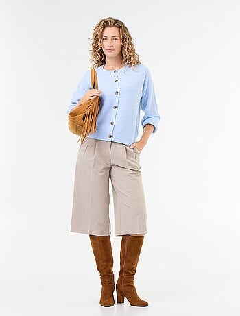 Cardigan in maglia grossa