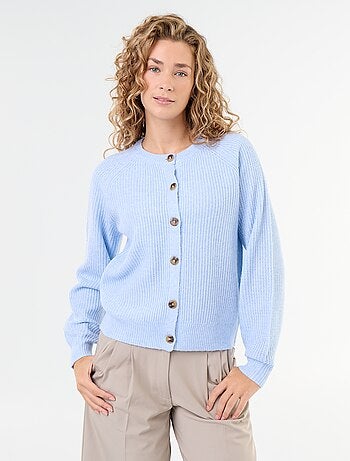 Cardigan in maglia grossa