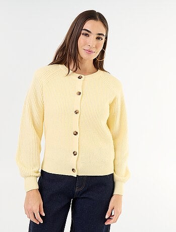 Cardigan in maglia grossa