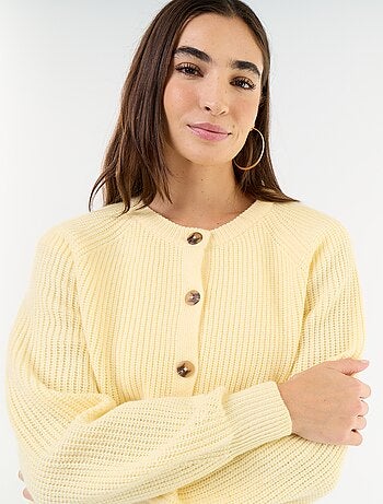 Cardigan in maglia grossa
