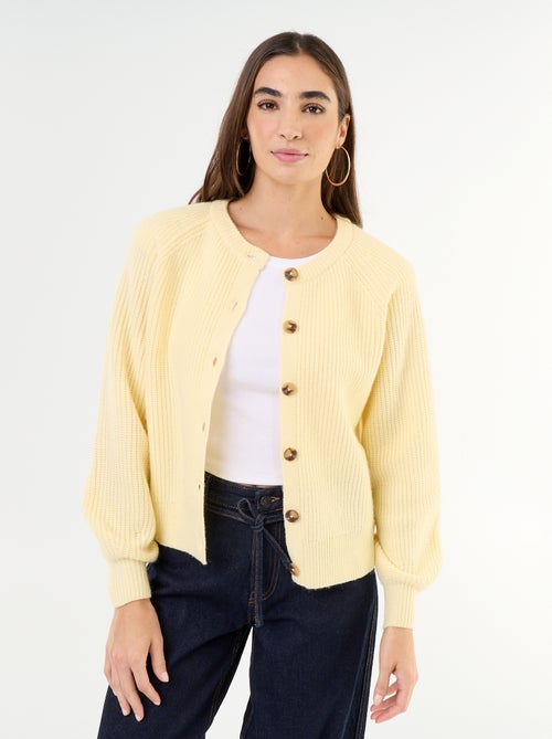 Cardigan in maglia grossa - Kiabi
