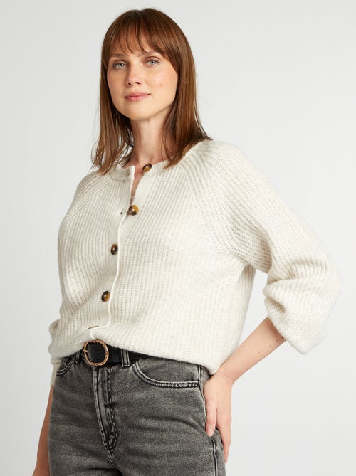 Cardigan in maglia grossa - Kiabi