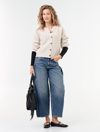Cardigan in maglia grossa